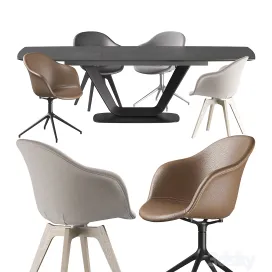 Boconcept alicante table adelaide chair